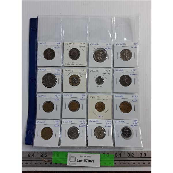 1960 - 1989 French Coins