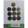 Image 1 : Lot of 10 pcs 1973 RCMP Buffalo Days Coins