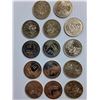 Image 2 : Lot of 14 pcs 1973 RCMP Buffalo Days Coins