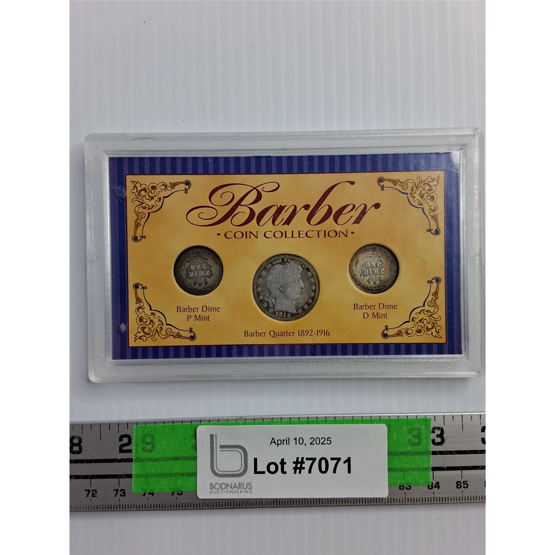 Lot of Silver US Coins - Barber Collection - Bodnarus Auctioneering