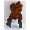 Image 2 : Vintage Burl Wood Clock - Working