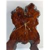 Image 3 : Vintage Burl Wood Clock - Working