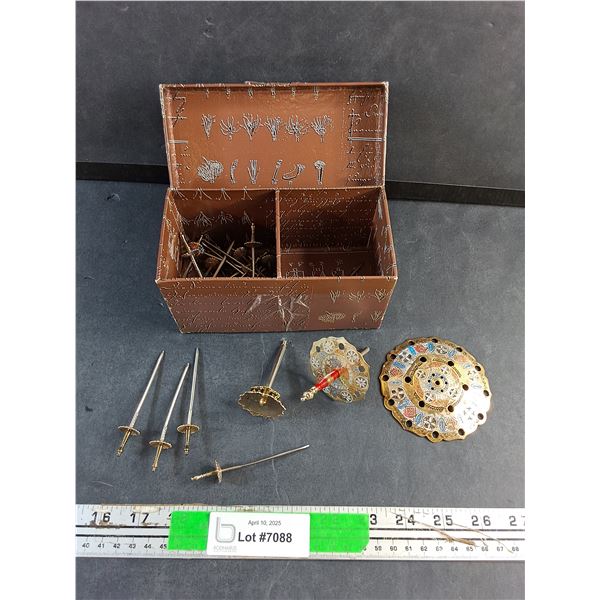 1960s Toledo Spain Sword Cocktail Picks - Food Testing/Food Tester Pick