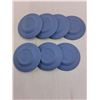 Image 2 : (7) Wedgwood Jasper Pale Blue Sweet Dishes "RCMP 1873-1973"