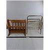 Image 1 : (2) Vintage Magazine Racks - Largest 17" x 15" x 13"