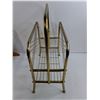 Image 3 : (2) Vintage Magazine Racks - Largest 17" x 15" x 13"