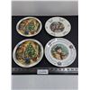 Image 1 : (4) Royal Doulton "Christmas Scene" Plates
