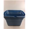 Image 2 : (2) Sterilite Storage Bins - No Lids - 23" x 18" x 16"