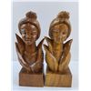 Image 3 : (4) Wooden Cultural Decor Items