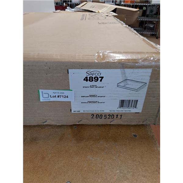 * Safco 2-pack Stack Tray #4897 - In Box - Appears Unused