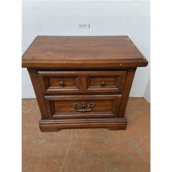 * Vintage Wooden Night Stand 24" x 15" x 26" - Cannot Ship!