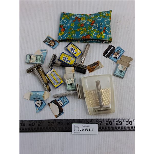 Vintage Razors & Razor Blades Lot