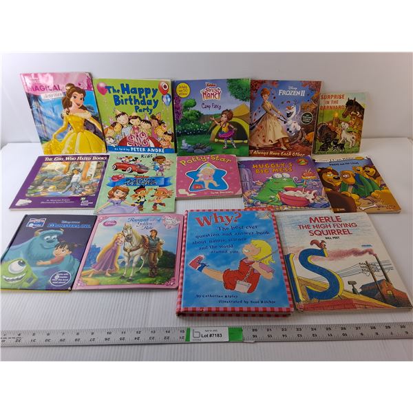 (14) Kids' Books- Fancy Nancy, Frozen 2, Rapunzel, Misc.