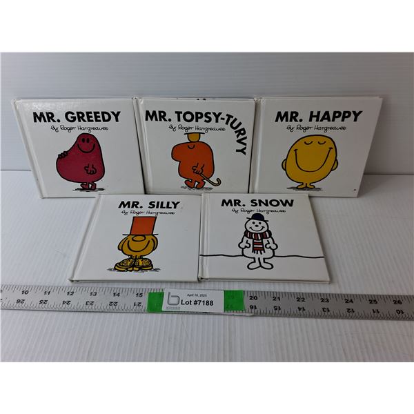 (5) Mr. Books- Greedy, Happy, Snow, Misc,