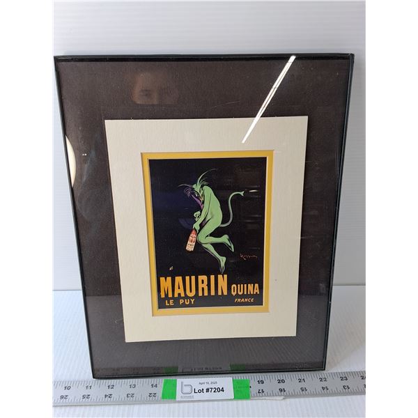 Framed Maurin Quina Artwork 14.25" Tall x 11.25" Tall
