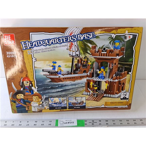 Jie Star Headquarters Base/Pirate Building Kit-Sealed