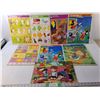 Image 1 : (8) Vintage Kids' Puzzles- Mickey Mouse, Misc.