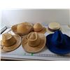 Image 1 : (6) Hats- Straw, Felt, Foam