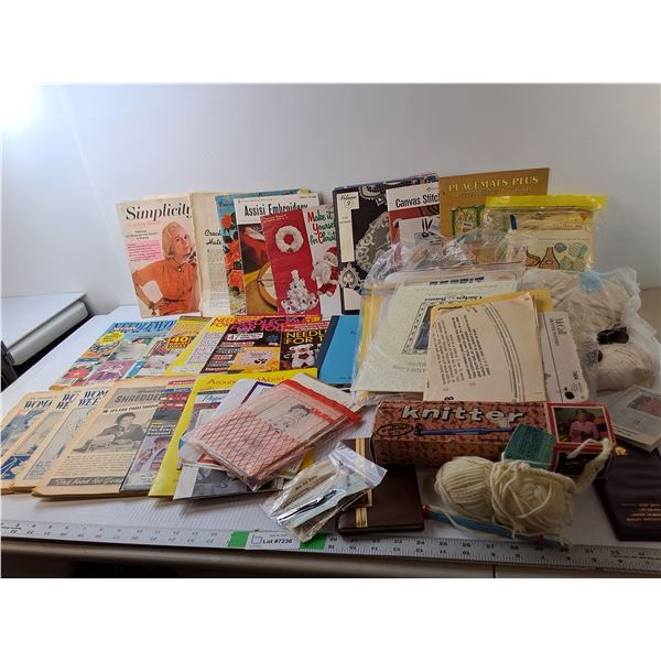 Knitting/Crochet Magazines & Needle, Misc.