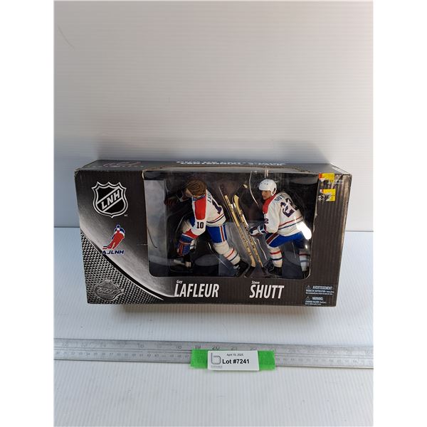 Montreal Canadians Centennial Action Figure 2 Pack, Guy Lafleur, Steve Shutt, NIB