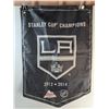 Image 2 : (2) NHL Stanley Cup Champions, Flag Banners, Los Angeles & Tampa Bay, Both 23" x 34"