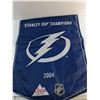 Image 3 : (2) NHL Stanley Cup Champions, Flag Banners, Los Angeles & Tampa Bay, Both 23" x 34"