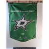 Image 2 : (2) NHL Stanley Cup Champions, Flag Banners, Dallas & Carolina, Both 23" x 34"