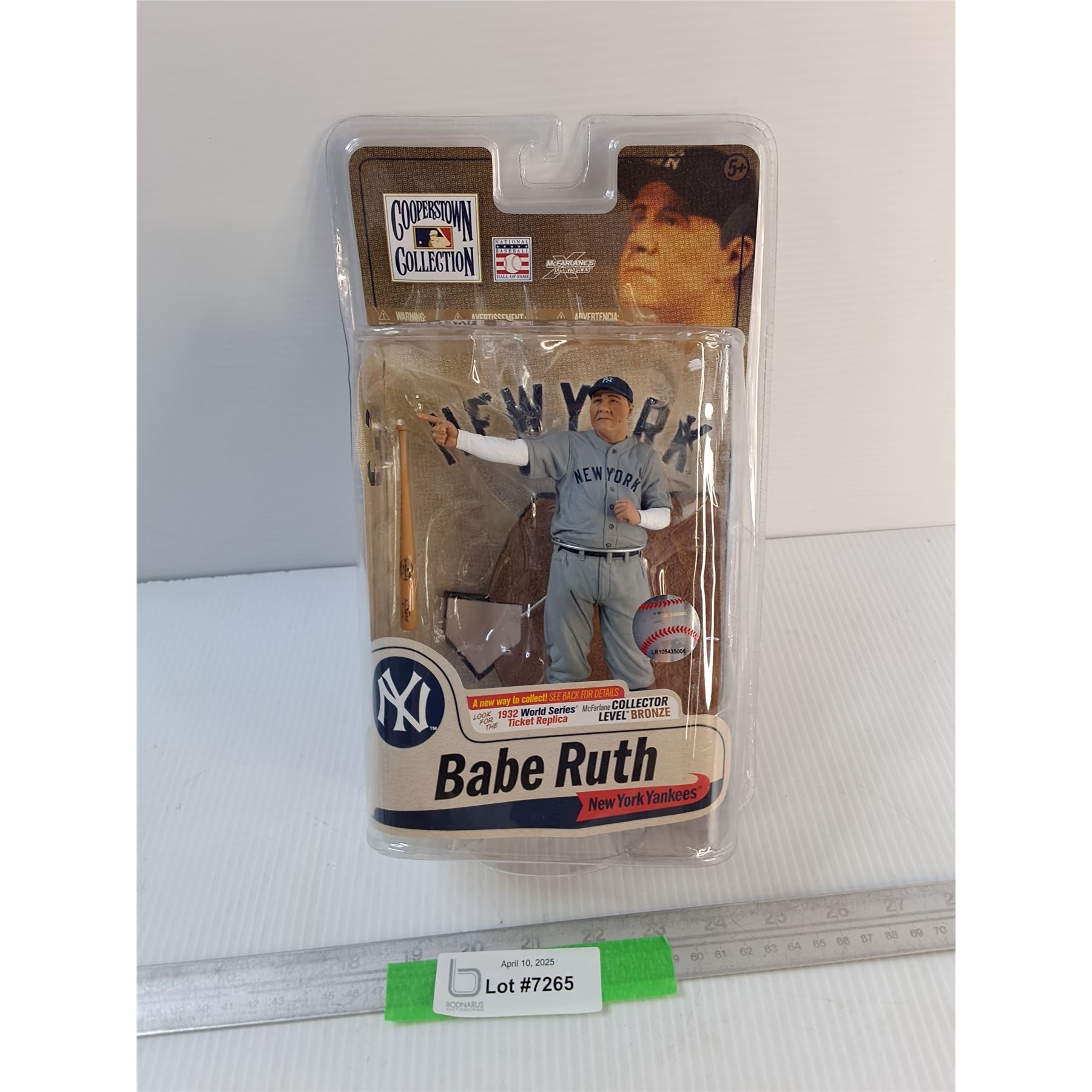MLB Babe Ruth Collectible Action Figure, Unopened, NIB - Bodnarus ...