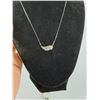 Image 3 : ^Women's Silver 925 Necklace with wing Pendant, Vintage Jade Ring, As Is