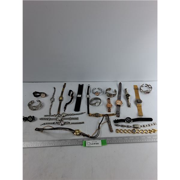 Lot Of Various Ladies Watches, All As Is