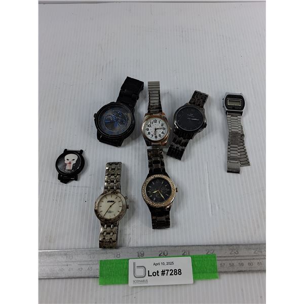 (6) Various Men's Watches, All As Is