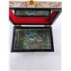 Image 4 : Mother Of Pearl Small Jewelry Box w/ Mirror Inside