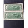 Image 2 : (2) American Two Dollar Bills-2013, Uncirculated in Sequence