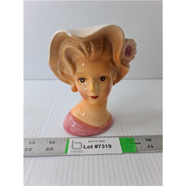 Ceramic Woman Vase 5.5" Tall