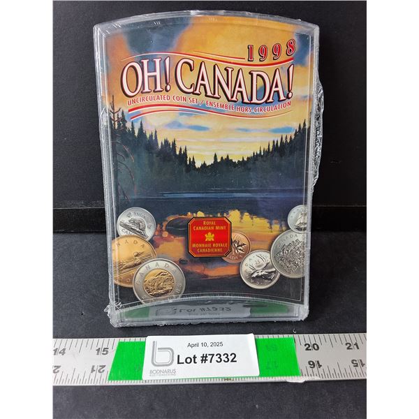 Royal Canadian Mint Coin Set, Sealed- 1998