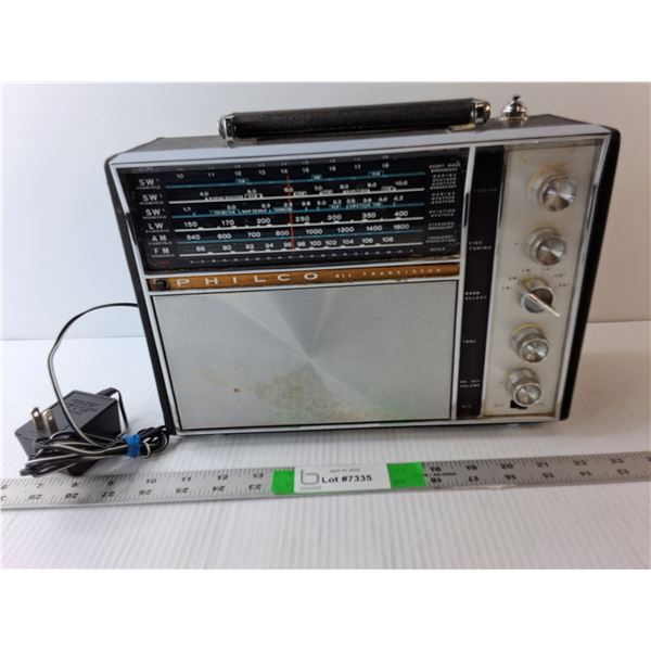 Philco Vintage Transister Radio- Consigner States Working