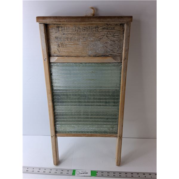 Vintage Washboard 24" Tall x 12.25" Wide