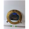 Image 1 : Brass Nautical Porthole Mirror 11.75"