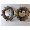 Image 2 : (2) Vintage Baseball Back catcher Masks 11" Long