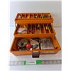 Image 1 : Old Pal Tackle Box with Hooks, Misc.
