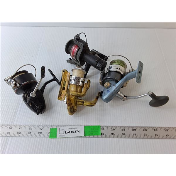 (4) Fishing Reels- Mitchell, Blue Runner, Misc.