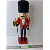 Image 1 : Wooden Nutcracker Statue 15.5" Tall