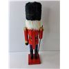 Image 2 : Wooden Nutcracker Statue 15.5" Tall