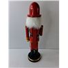 Image 2 : Wooden Fireman Nutcracker Statue 14" Tall