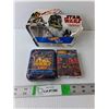 Image 1 : Star Wars Fighter Pilot Model & (2) Sets of Playing Cards, Sealed