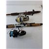 Image 2 : (2) Fishing Rods- Mitchell & Shakespeare & Rods Daiwa & Mitchell