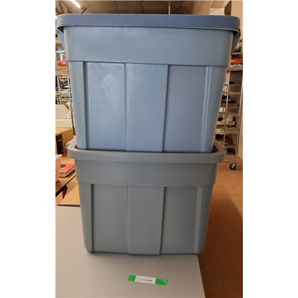 *(2) Rubbermaid Storage Containers with Lids CANNOT SHIP