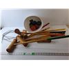 Image 1 : *Croquet Set- (5) Stakes, (6) Mallets, (7) Balls, Misc.