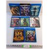 Image 1 : (8) Various Blu Ray Movies - Deadpool, Marvel Avengers and Iron Man 3