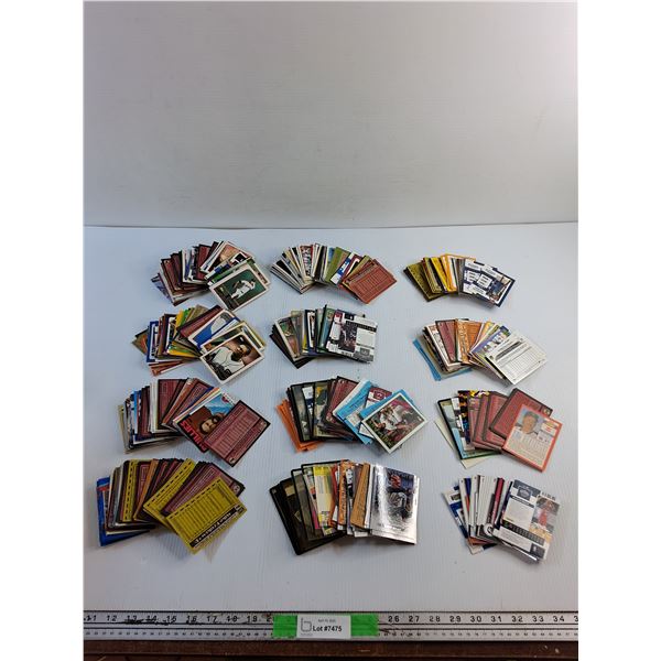 Various Sports Trading Cards